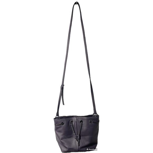 Antonio Melani Purple Leather Handbag Crossbody Purse EUC - Picture 1 of 11